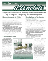 d-Lenolate Olive Leaf Brochure