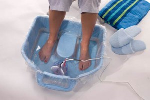 Aqua Chi machine footbath start
